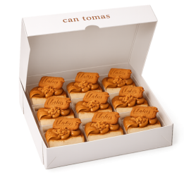Caja de 9 Porciones de Pastel de Queso Lotus | Can Tomàs